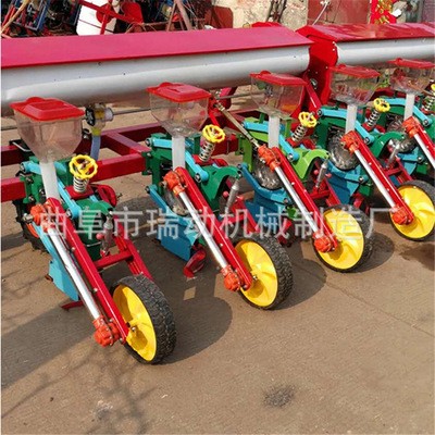 新款悬浮式玉米大豆高梁播种机施肥播种一体机精播机免耕浆腿4行图4