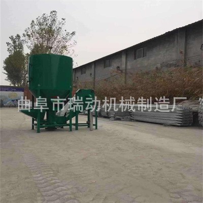 自吸式螺旋上料混合罐 牛羊添加剂混料机立式饲料粉碎搅拌一体机图4