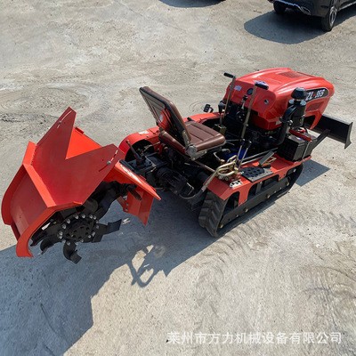 厂家销售柴油履带式旋耕机多功能开沟施肥一体起垄开沟回填