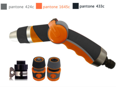 供应花园用具，塑料喷枪铜接头图3