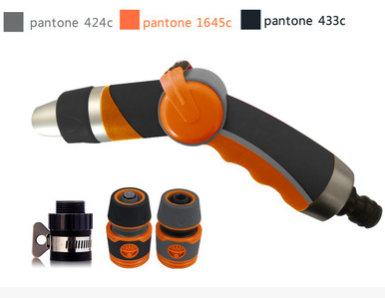 供应花园用具，塑料喷枪铜接头图2