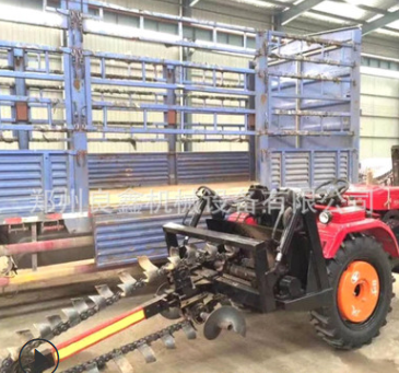 新型链条开沟机 农村水网建设开沟机 拖拉机带动链条开沟机图3