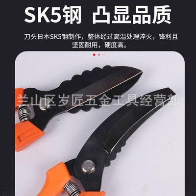 大蒜剪刀专用剪蒜根剪蒜头剪大蒜剪蒜胡农用大葱生姜洋葱专用剪子图2