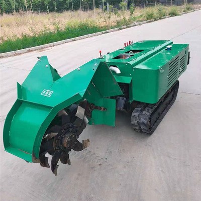 履带式拖拉机农用开沟回填机 田园微耕机 葡萄园果园用履带旋耕机图4