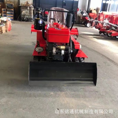 乘坐式35马力履带旋耕机 多功能水旱两用开沟施肥埋肥一体机