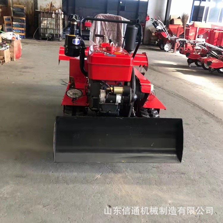 乘坐式35马力履带旋耕机 多功能水旱两用开沟施肥埋肥一体机图4