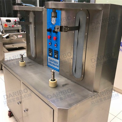 商场超市用气电一体凤梨菠萝削皮机不锈钢单头双头大型瓜果刮皮机图3