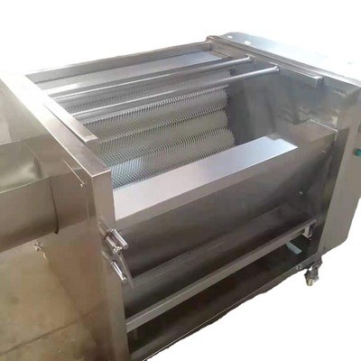 马铃薯多功能去皮机 地瓜毛刷去皮机 商用红薯毛辊清洗机设备图5