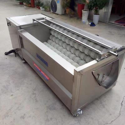 土豆多功能去皮机 商用芋头毛刷去皮机 红薯毛辊清洗机设备图3