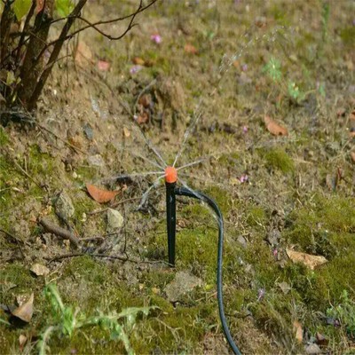 工厂供货 8孔地插式可调滴头 小红帽滴头 流量可调式滴头图3