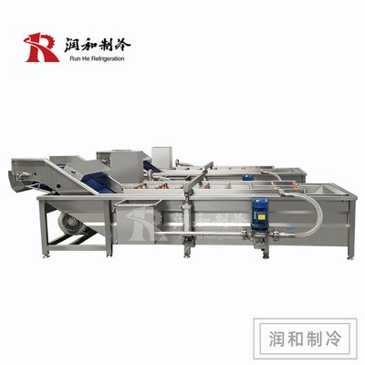 供应商用生菜清洗设备 全自动果蔬清洗机 省人工蔬菜清洗线图5