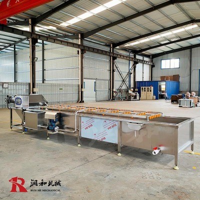 供应商用生菜清洗设备 全自动果蔬清洗机 省人工蔬菜清洗线图3