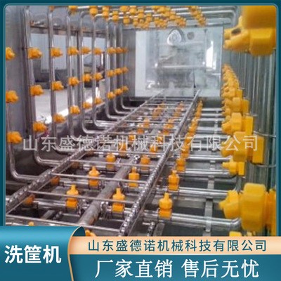鸡蛋筐自动清洗机 周转筐清洗机 海鲜筐清洗设备 厂家供应图3