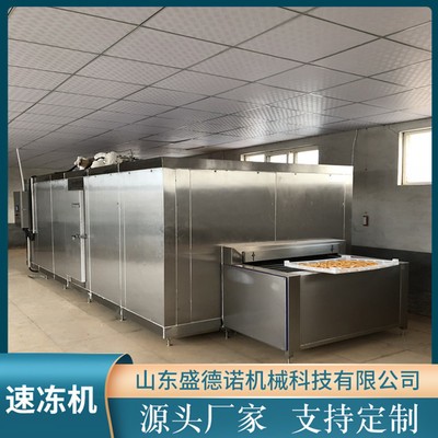 供应带鱼小虾速冻机 果蔬速冻冷冻设备 大小型隧道式速冻机器图4