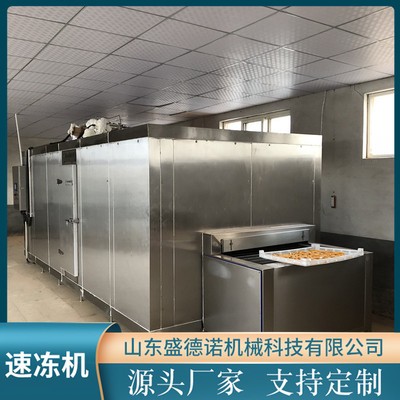 供应带鱼小虾速冻机 果蔬速冻冷冻设备 大小型隧道式速冻机器