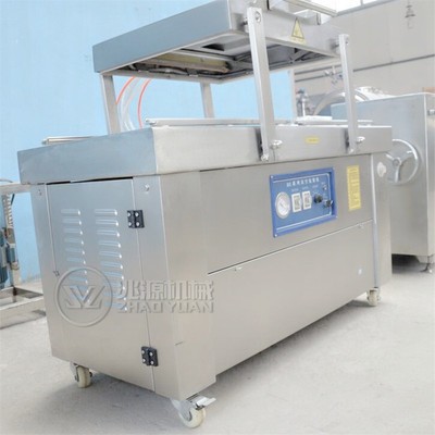 熟食杂粮真空抽气机 粗粮真空封口设备 下凹式自动抽真空封口机器