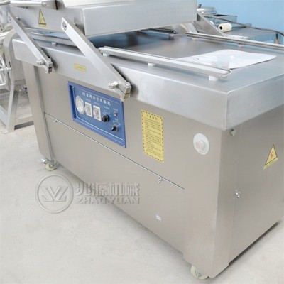 熟食杂粮真空抽气机 粗粮真空封口设备 下凹式自动抽真空封口机器图2