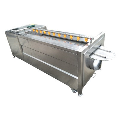 不锈钢全自动自土豆毛辊去皮清洗机 莲藕气泡毛辊清洗机设备批发图5