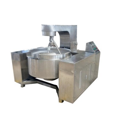 升降式火锅底料炒料机 生产定制炒饭炒肉机器人 自动出料蒸汽炒锅图5