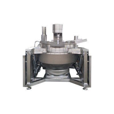 可定制香辛料大型炒锅 自动刮底药膳底料熬煮锅 蒸汽行星搅拌炒锅图2