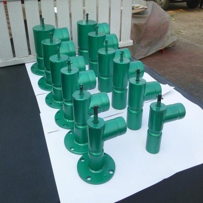 钢制出水口 农业灌溉用钢制法兰式出水口灌溉给水栓 直插出水口图2