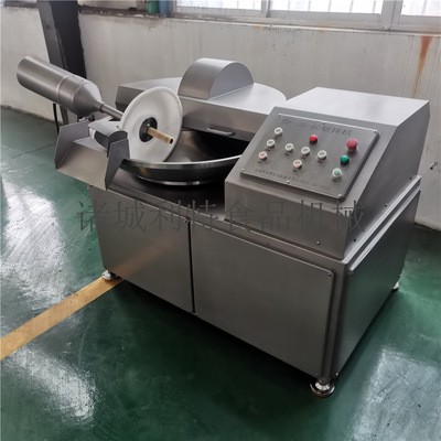 山东诸城 鱼肉斩拌机 鱼泥斩碎机 烤肠斩拌设备 利特机械图2