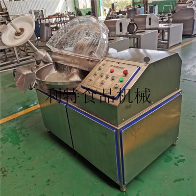 山东诸城 鱼肉斩拌机 鱼泥斩碎机 烤肠斩拌设备 利特机械图4