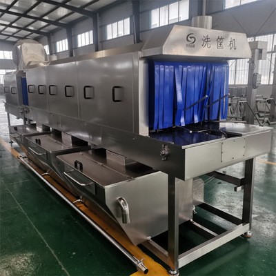 山东诸城塑料托盘清洗机 肉盘设备 周转筐清洗机 医用筐清洗机图4