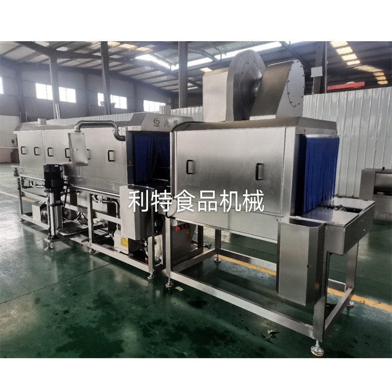 诸城利特一件直销 塑料托盘清洗机 周转筐清洗机 山楂筐清洗设备图4