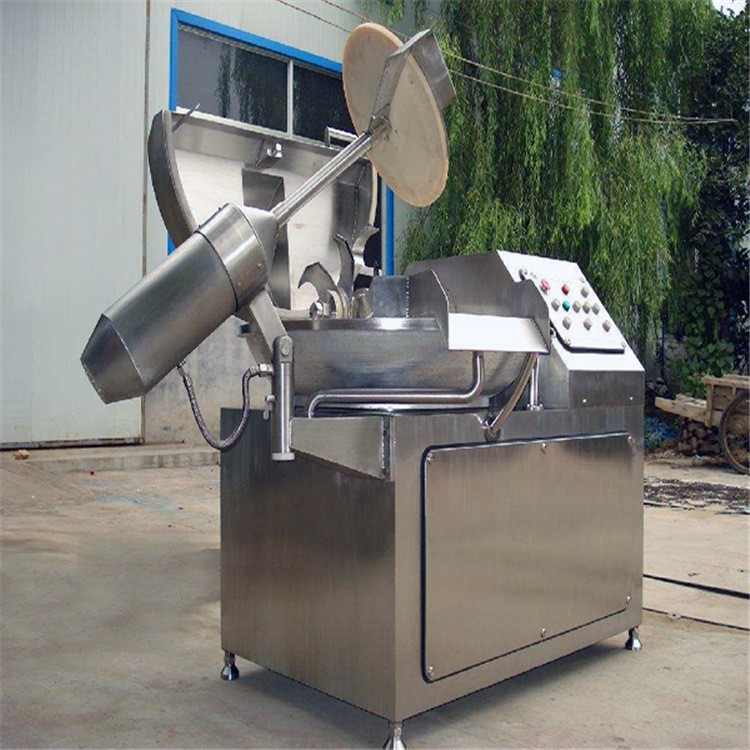 浩睿全自动行星搅拌炒锅 餐厅食堂肉制品斩拌机 商用多功能斩拌机图2