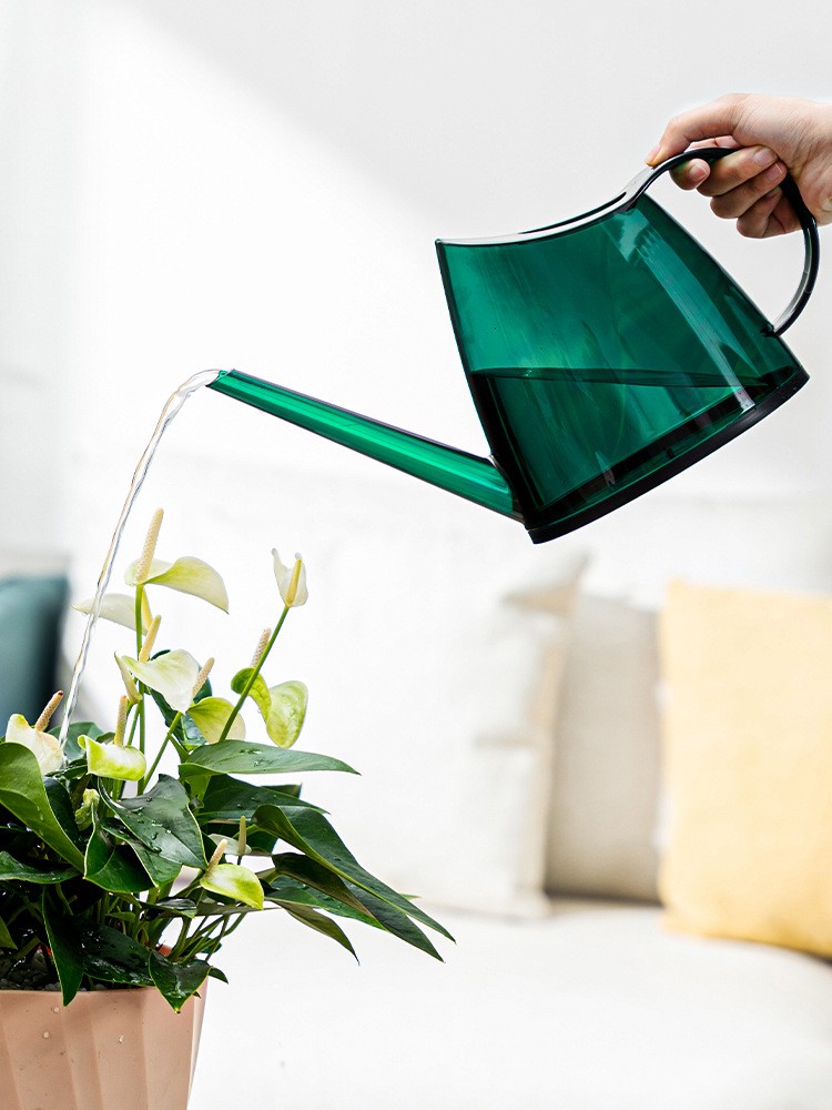 长嘴浇水壶家用浇花水壶园艺工具洒水壶浇水喷壶长嘴壶浇花壶图2