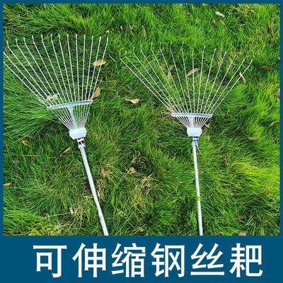 搂草筢子草爬子加厚铁扒子钢耙子农用工具园林工具铁爬子