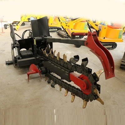 链式开沟机 专用开沟 管道电缆开沟机 山药开挖机 厂家直销图4