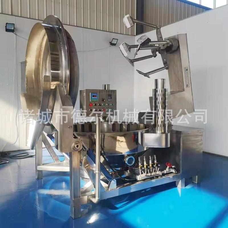 多爪行星搅拌炒锅全自动酱料火锅底料炒料机大型商用燃气加热炒锅图4