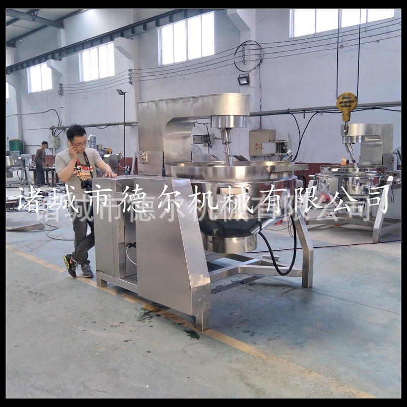 500升燃气行星搅拌炒锅 自动商用炒料机 大型火锅底料酱料炒锅图4