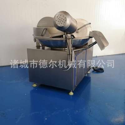 全自动斩拌机葱姜蒜辣椒斩碎机肉类丸子斩碎机器 80型125型斩拌机图5