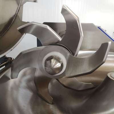 全自动斩拌机葱姜蒜辣椒斩碎机肉类丸子斩碎机器 80型125型斩拌机图3