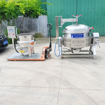 现货供应海鲜蒸煮夹层锅 电加热夹层锅 骨汤熬制夹层锅锅图4