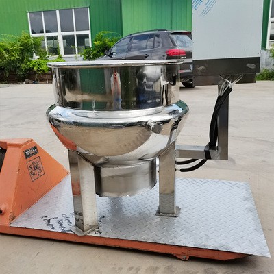 现货供应海鲜蒸煮夹层锅 电加热夹层锅 骨汤熬制夹层锅锅图2