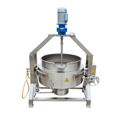 厂家供应 燃气搅拌夹层锅 海鲜蒸煮夹层锅 骨汤熬制夹层锅锅图5