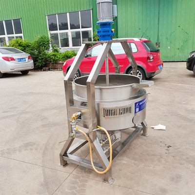 厂家供应 燃气搅拌夹层锅 海鲜蒸煮夹层锅 骨汤熬制夹层锅锅图4