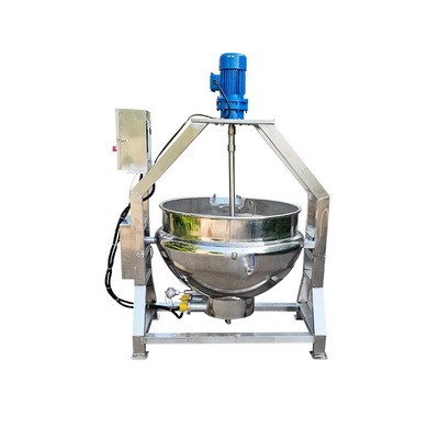 现货供应 电加热搅拌夹层锅 海鲜蒸煮夹层锅 骨汤熬制夹层锅锅图5