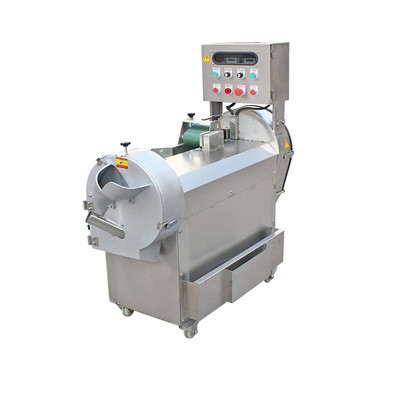 变频调速双头切菜机 香菇切丁机 莴笋切丝切片机 蒜苗韭菜切段机图3