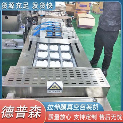 豆腐干真空包装机 鱼豆腐真空包装设备 不锈钢拉伸膜真空包装机图3