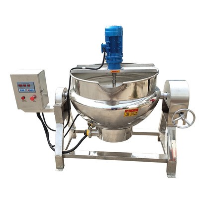 电加热蒸煮夹层锅 304不锈钢大型商用熟食卤煮夹层锅 海鲜蒸煮锅图5