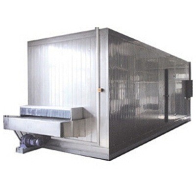 全自动不锈钢隧道式速冻机 山野菜加工流水线 隧道式速冻机图5