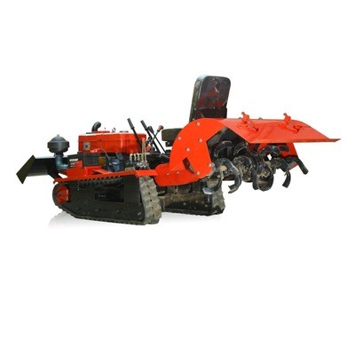 履带式田园管理机, 遥控履带自走式旋耕机 现货厂家直销销售图5