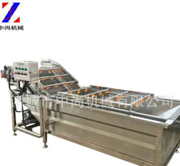 全自动喷淋式蔬菜清洗机 臭氧果蔬清洗机 净菜全套流水线设备厂家图5