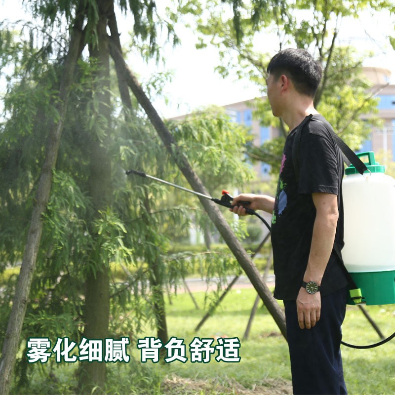 厂家直接批发供应小型8L,12升便携式园林农用电动喷雾器打药机图4