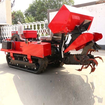 供应自走式田园管理机 动力强劲 大功率履带果园管理机图4